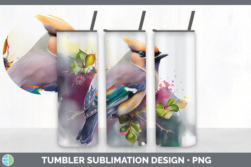 rainbow-waxwing-tumbler-sublimation-bundle