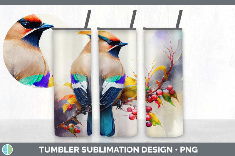 rainbow-waxwing-tumbler-sublimation-bundle