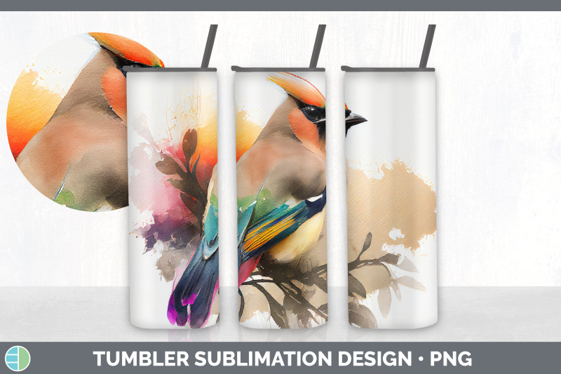 rainbow-waxwing-tumbler-sublimation-bundle