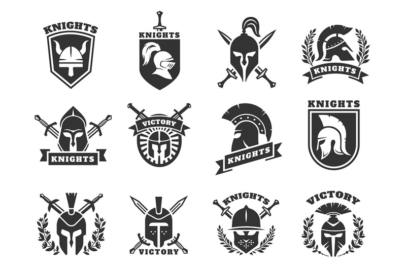 knight-helmet-logo-medieval-ancient-crusader-viking-soldier-protectiv
