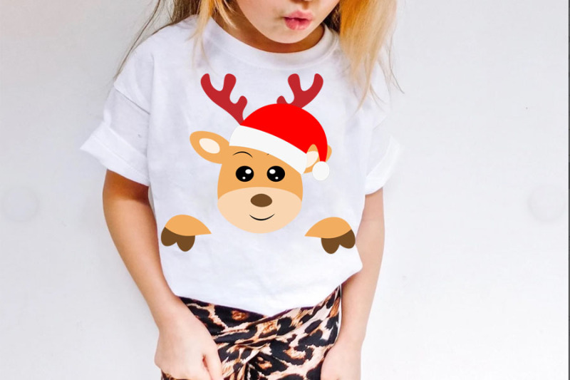 reindeer-santa-claus-baby-shirt-cut-file-reindeer-svg-christmas-svg