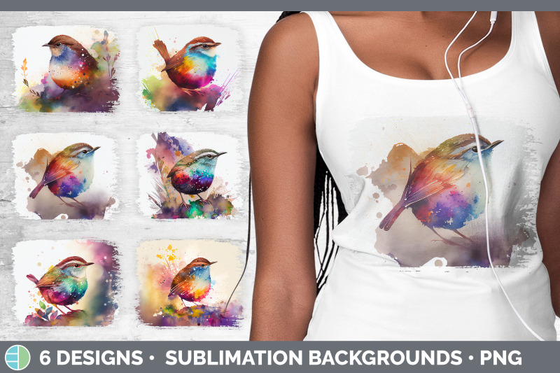 rainbow-wren-distressed-sublimation-background-panel