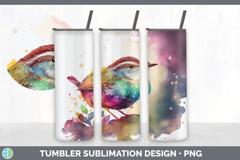 rainbow-wren-tumbler-sublimation-bundle