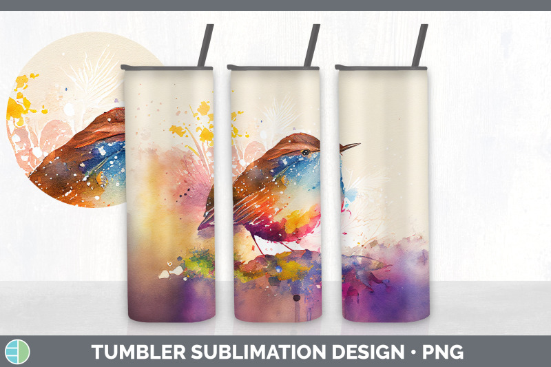 rainbow-wren-tumbler-sublimation-bundle