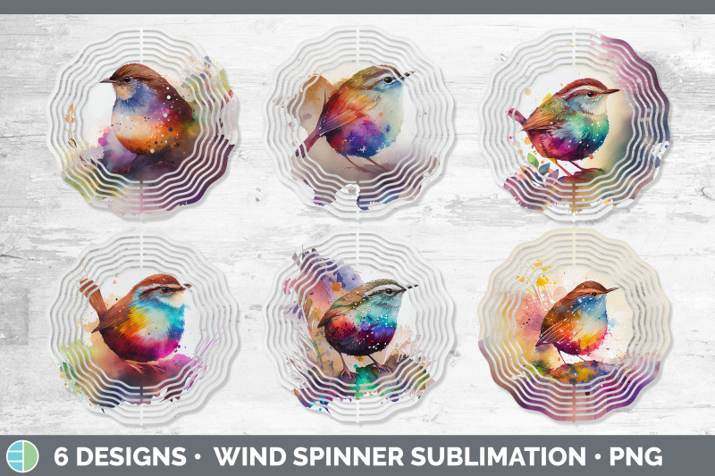 rainbow-wren-wind-spinner-sublimation-designs-bundle