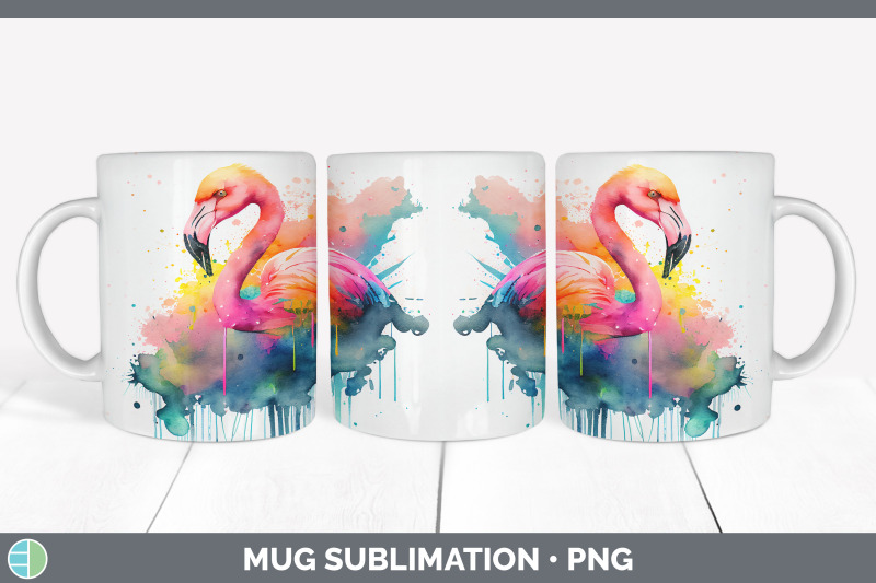 rainbow-flamingo-mug-sublimation-coffee-cup-background-png