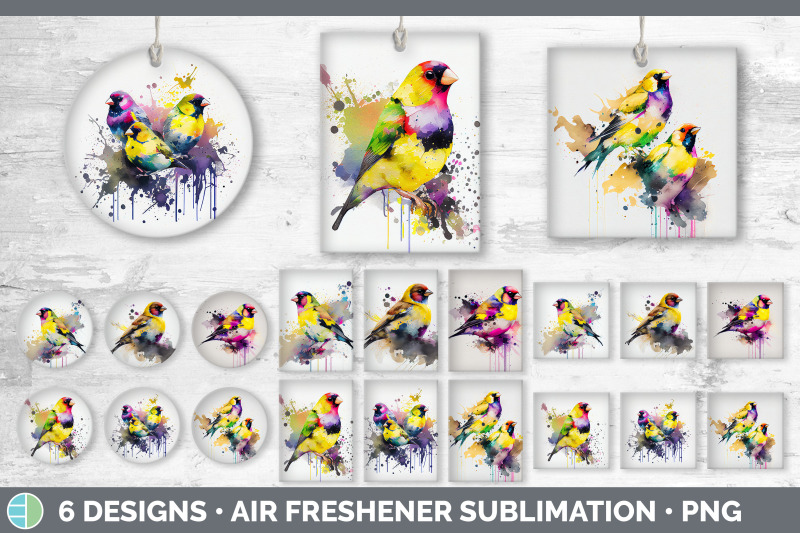 rainbow-goldfinch-air-freshener-sublimation-designs-bundle