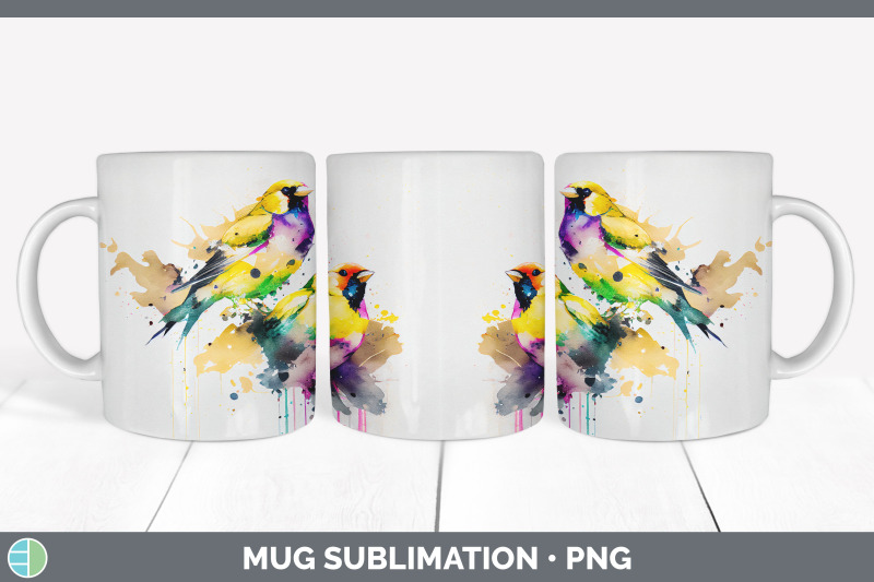 rainbow-goldfinch-mug-sublimation-coffee-cup-background-png