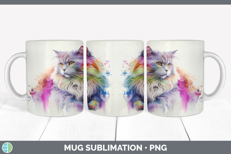 rainbow-angora-cat-mug-sublimation-coffee-cup-background-png