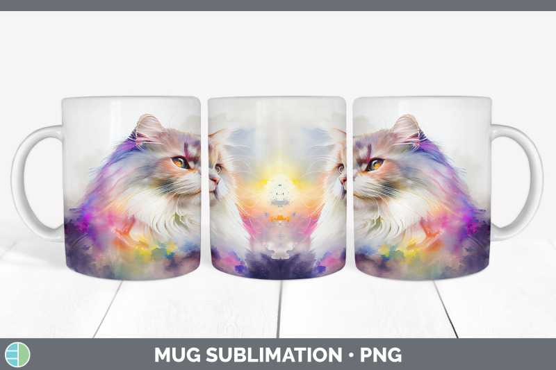 rainbow-angora-cat-mug-sublimation-coffee-cup-background-png