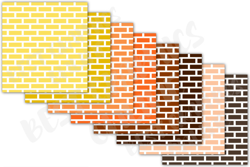 brick-wall-digital-backgrounds-rainbow-bricks-pattern-papers