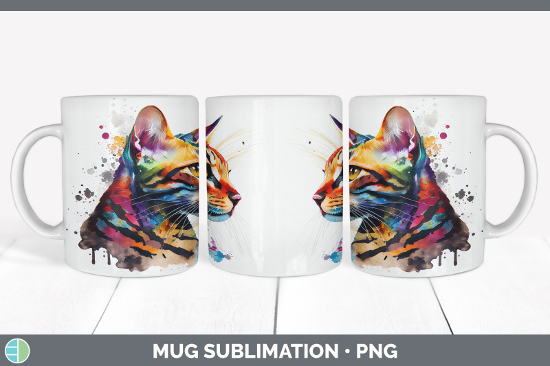 rainbow-bengal-cat-mug-sublimation-coffee-cup-background-png