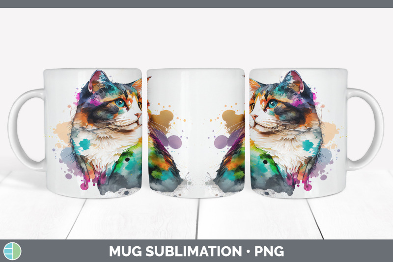 rainbow-calico-cat-mug-sublimation-coffee-cup-background-png