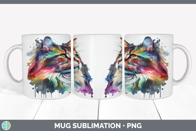 rainbow-norwegian-forest-cat-mug-sublimation-coffee-cup-background-p