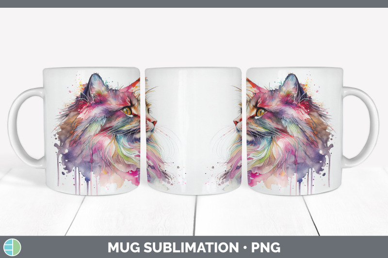 rainbow-norwegian-forest-cat-mug-sublimation-coffee-cup-background-p