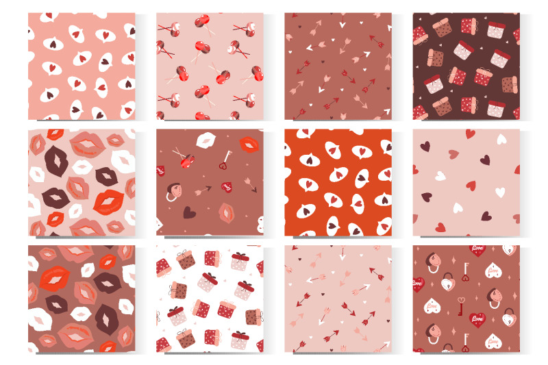 seamless-patterns-for-valentine-039-s-day