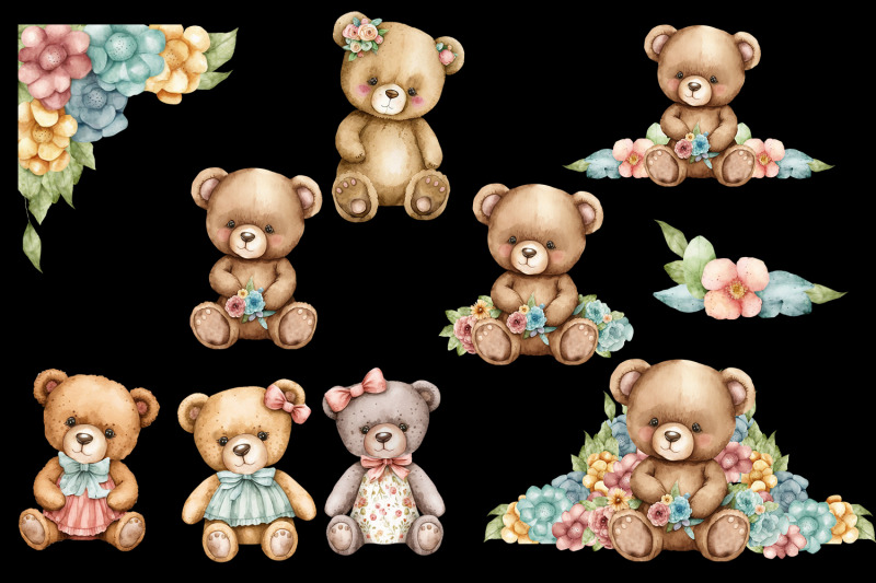 watercolor-teddy-bear-clipart