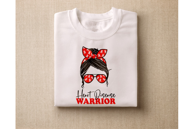 heart-disease-warrior-svg-png-heart-disease-messy-bun-svg