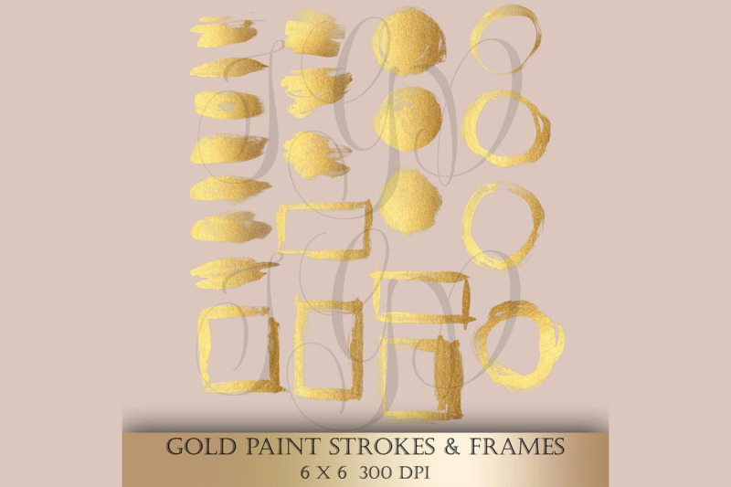 gold-brush-strokes-clipart-gold-metallic-glitter-paint-strokes-circl