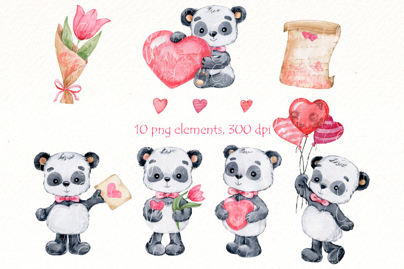 valentine-panda-clipart-watercolor-cute-animal-png-love