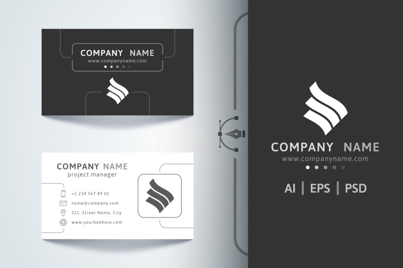 dark-template-business-card-brand-company