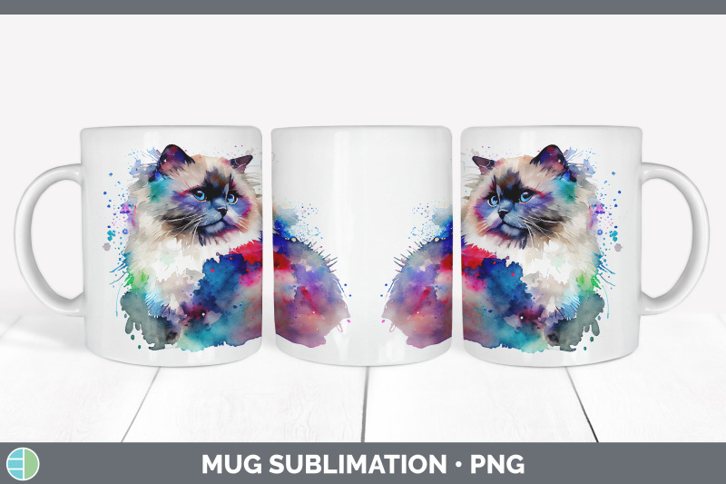 rainbow-ragdoll-cat-mug-sublimation-coffee-cup-background-png