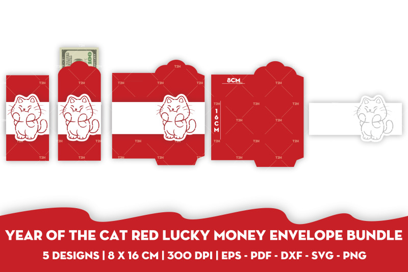 year-of-the-cat-red-lucky-money-envelope-bundle-cats-svg