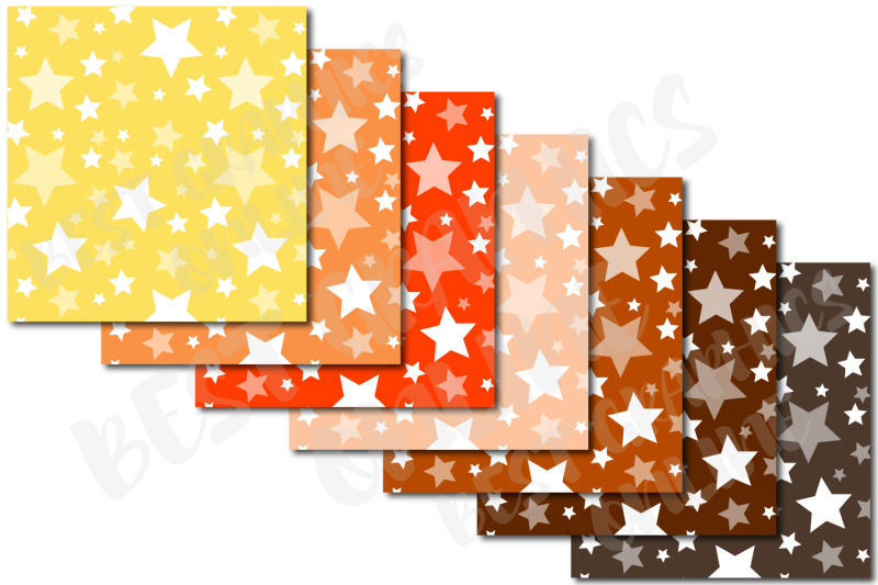starry-night-digital-papers-stars-background-papers-clipart
