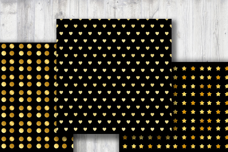 black-and-gold-digital-papers