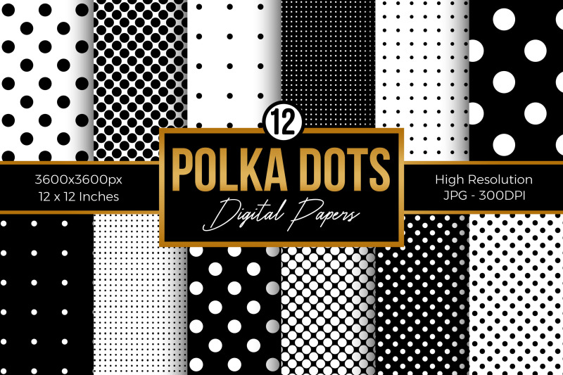 black-amp-white-polka-dots-digital-papers