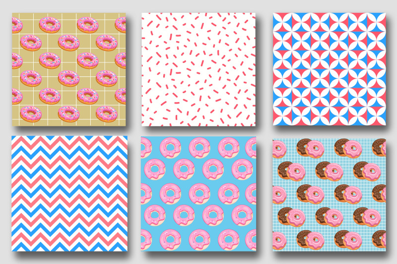 sweet-donuts-digital-papers