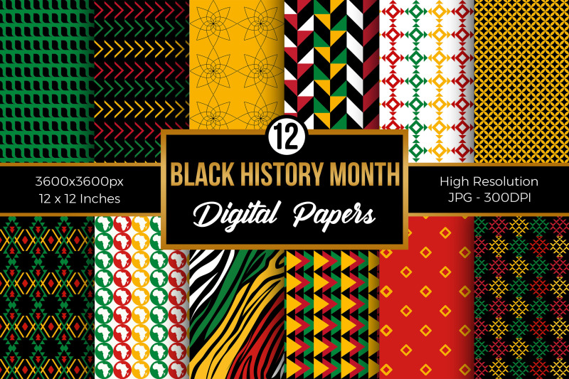 black-history-month-digital-papers