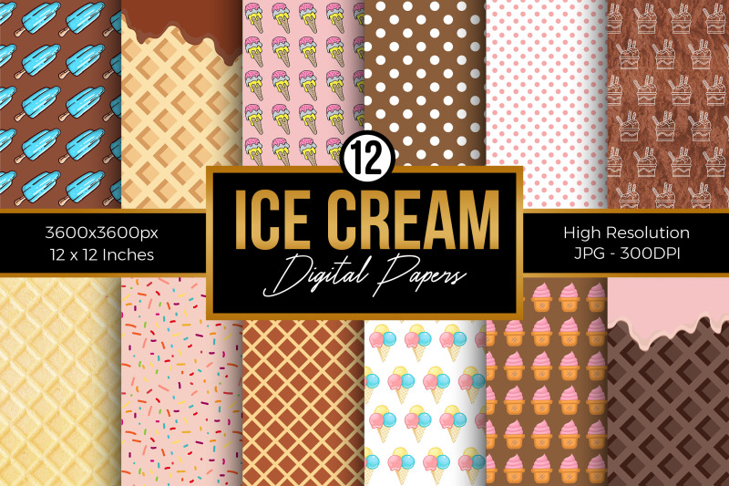ice-cream-digital-papers