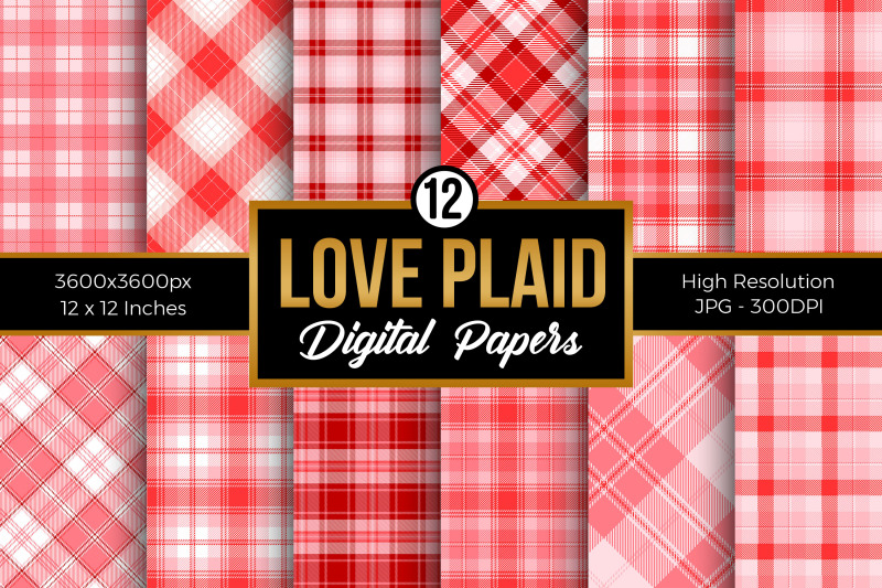 pink-plaid-digital-papers