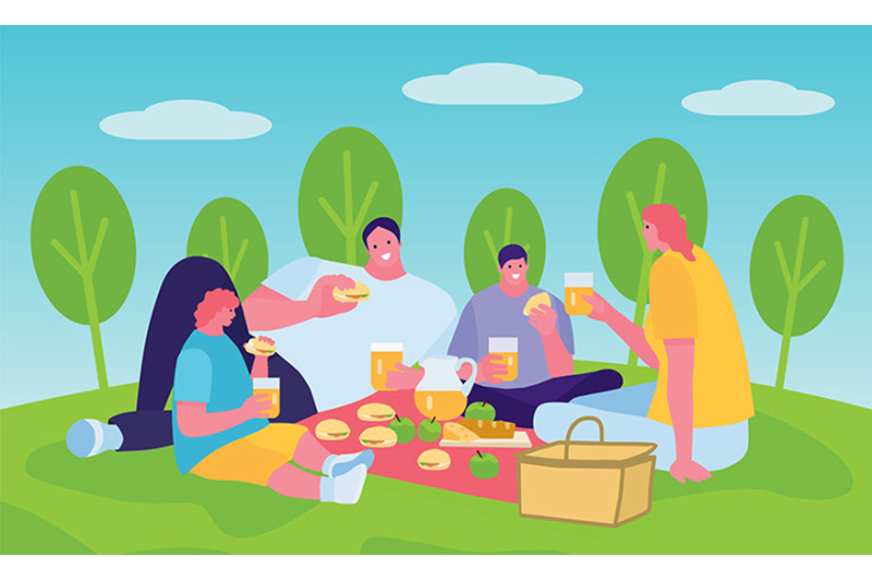 happy-family-on-a-picnic