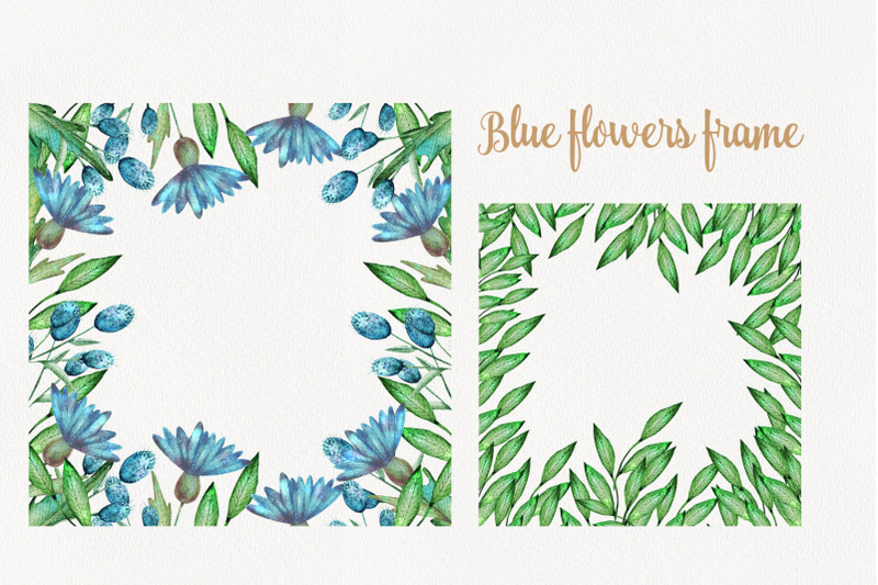 blue-flower-watercolor-clipart-set