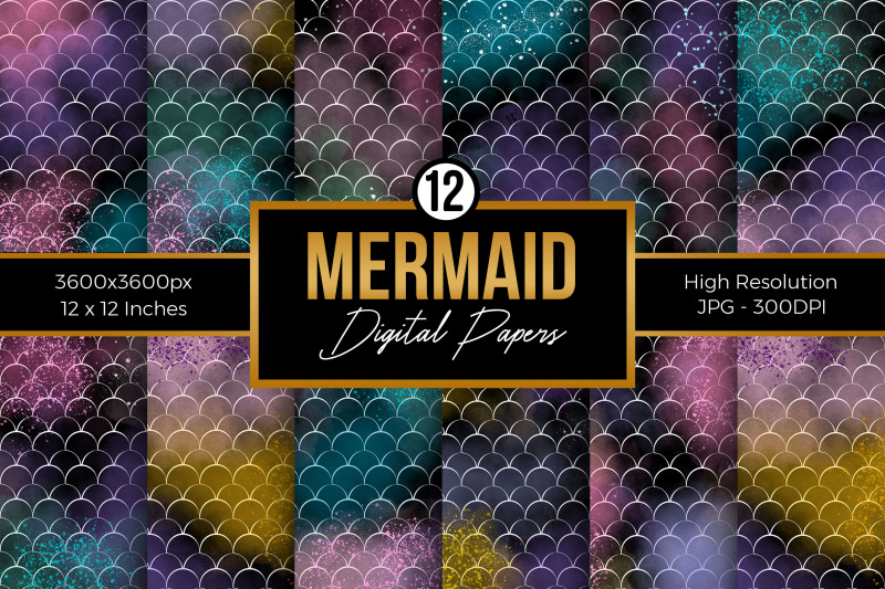 mermaid-digital-papers