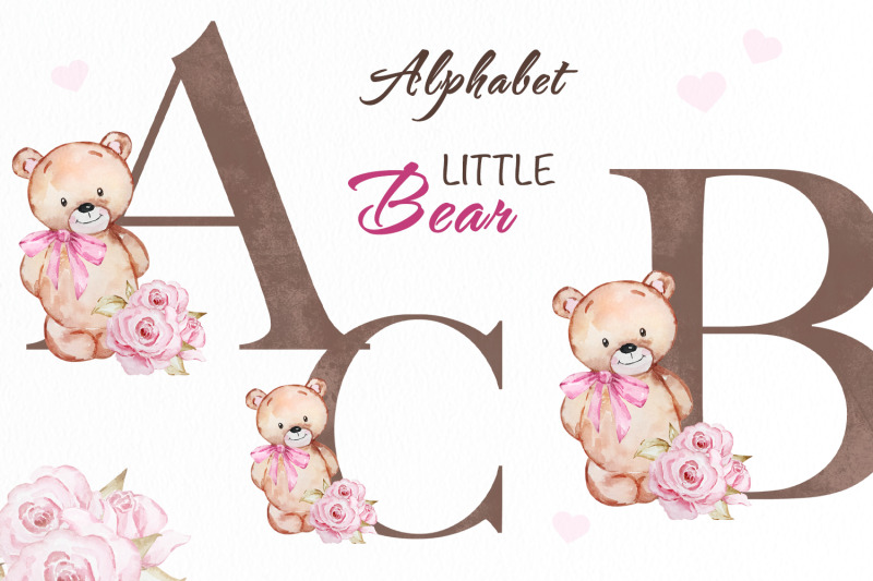 teddy-bear-alphabet-clipart