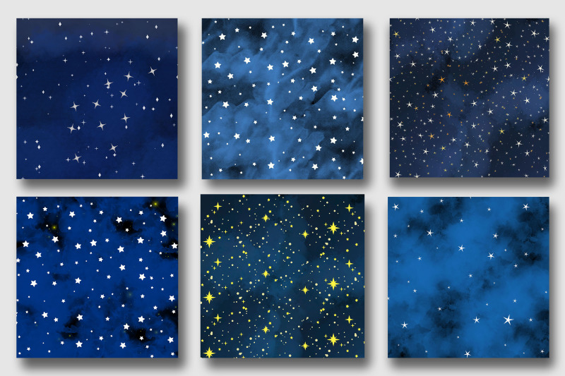 starry-night-digital-papers