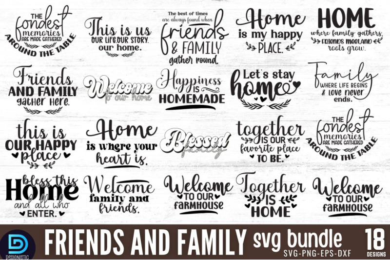 friends-and-family-round-sign-bundle