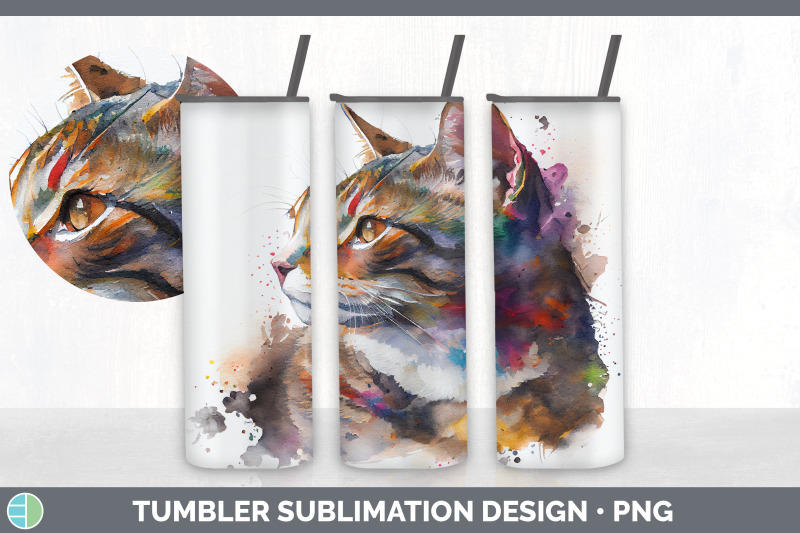 rainbow-tabby-cat-tumbler-sublimation-bundle