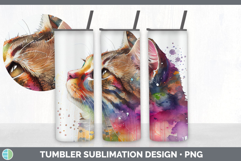 rainbow-tabby-cat-tumbler-sublimation-bundle