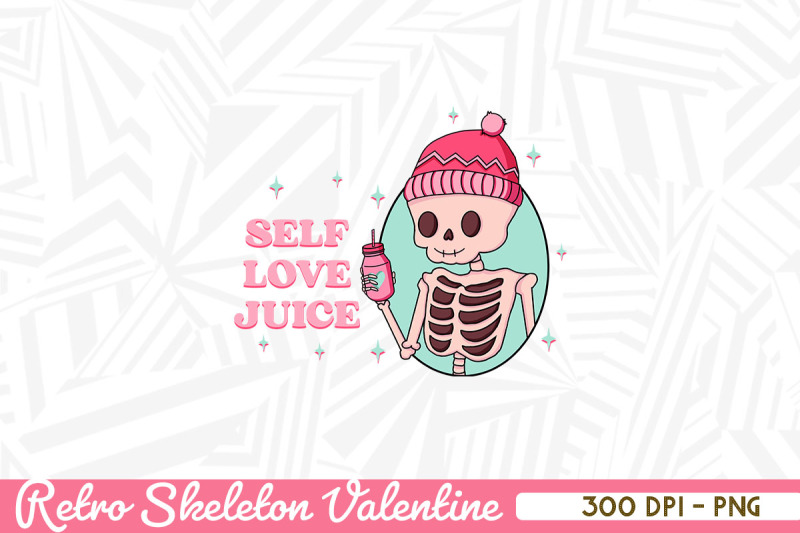 self-love-juice-retro-skeleton