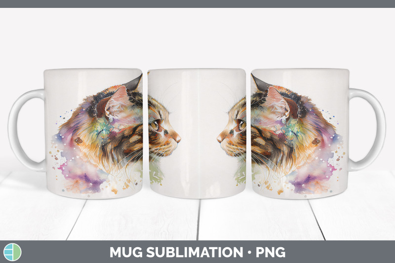 rainbow-tortoiseshell-cat-mug-sublimation-coffee-cup-background-png