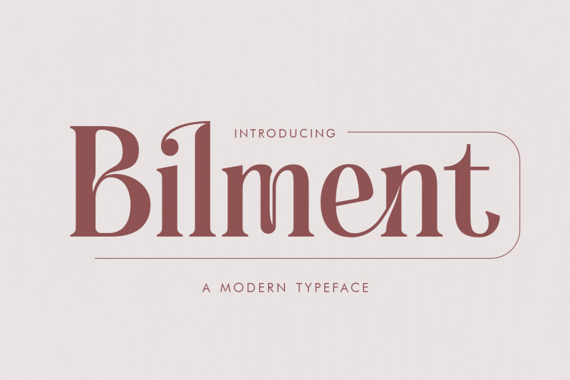 bilment-typeface