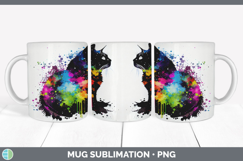 rainbow-tuxedo-cat-mug-sublimation-coffee-cup-background-png