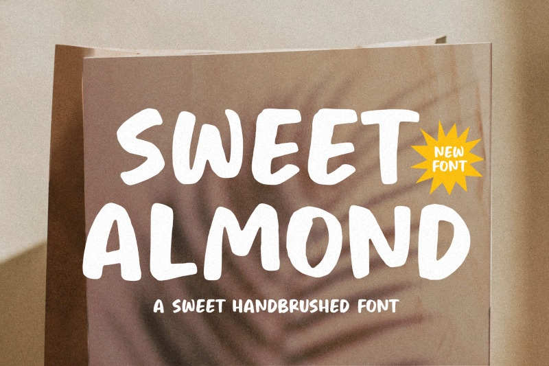 sweet-almond-handbrushed-font