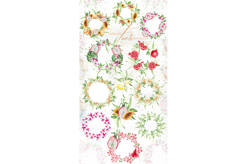 fruits-wreath-bouquet-cards