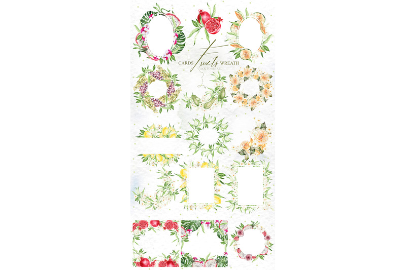 fruits-wreath-bouquet-cards