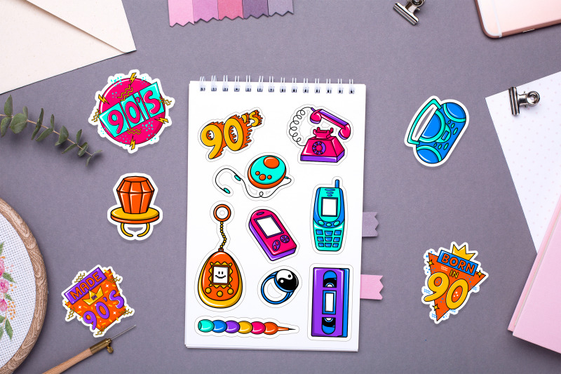 retro-90s-stickers-png-vintage-sticker-bundle